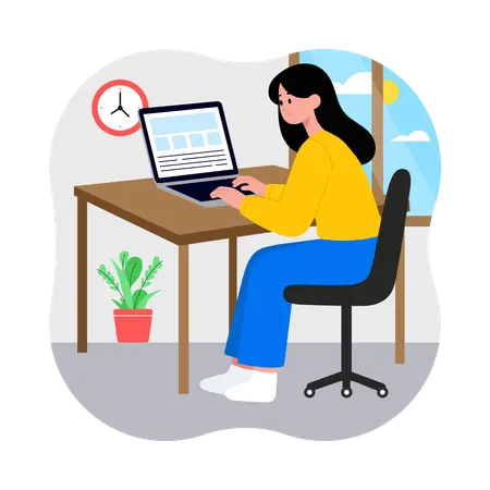 Healthcare employee using a laptop to access Smart Square scheduling system